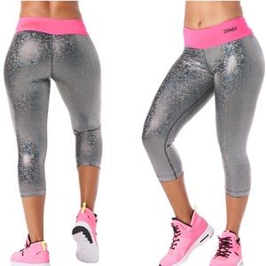 Zumba Light Up The Dance Floor Metallic Leggings